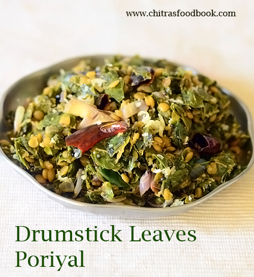 Drumstick Leaves Poriyal / Murungai Keerai Poriyal Recipe - Chitra's ...