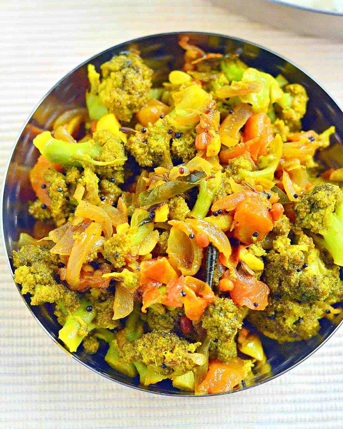 broccoli poriyal